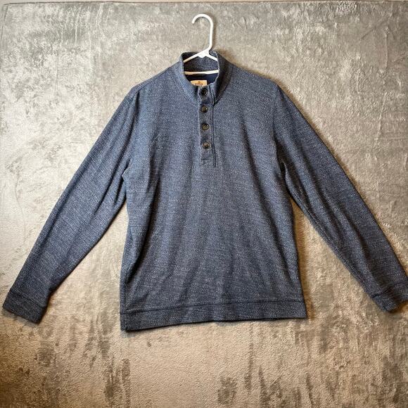Marine Layer Clayton Pullover in‎ Light Blue Heather Size Large - Picture 1 of 7